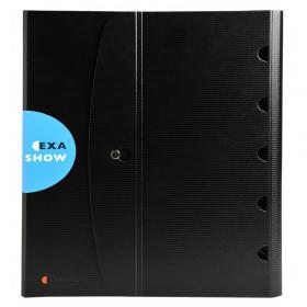 Exacompta Exactive Exashow Presentation Folder A4 Polypropylene Black - 56034E 29434EX