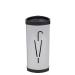 Alba Umbrella Stand ABS Steel Silver Grey/Black - PMTRIA2 M 29483AL