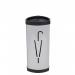 Alba Umbrella Stand ABS Steel Silver GreyBlack - PMTRIA2 M 29483AL