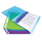 Rapesco A4 Flexi Display Book 40 Pocket Assorted Colours (Pack 10) - 0917 29485RA