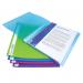 Rapesco A4 Flexi Display Book 40 Pocket Assorted Colours (Pack 10) - 0917 29485RA