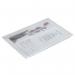 Rapesco Popper Wallet Polypropylene Foolscap Transparent Clear (Pack 5) - 0695 29548RA