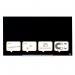 Nobo Impression Pro Magnetic Glass Whiteboard 1000x560mm Black 1905180 29565AC