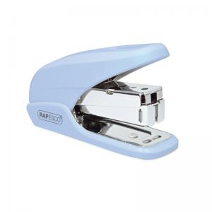 Click to view product details and reviews for Rapesco X5 Mini Less Effort Stapler Plastic 20 Sheet Powder Blue.