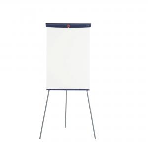 Image of Nobo Basic Steel Tripod Flipchart Easel Magnetic 680x680mm Silver