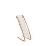 Alba Wooden Floor Stand 6 Shelves A4 Format Literature Display H930 x W340 x D500mm Light Wood/White - DDEXPO6W BC 29791AL