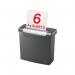 Rexel Momentum S206 Strip Cut Shredder 9 Litre 6 Sheet Black 2104568 29824AC