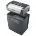 Rexel Momentum X406 Cross Cut Shredder 15 Litre 6 Sheet Black 2104569 29831AC