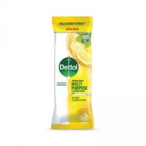 Click to view product details and reviews for Dettol Antibacterial Multi Purpose Cleaning Wipes Citrus Pack 105.