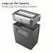 Rexel Momentum X410 Cross Cut Shredder 23 Litre 10 Sheet Black 2104571 29845AC