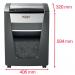 Rexel Momentum M515 Micro Cut Shredder 30 Litre 15 Sheet Black 2104577 29887AC