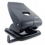 Rapesco 835-P Germ Savvy 2 Hole Punch Metal 40 Sheet Black - PF835PB2 29891RA