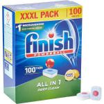 Finish Powerball All-in-one Dishwasher Tablets Lemon + 3 Free Ultimate Plus Tablets  (Pack 100 + 3 Free ) - 3293852 29938RH