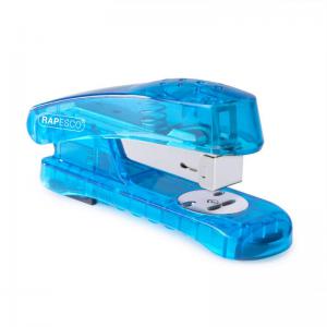 Click to view product details and reviews for Rapesco Snapper Half Strip Stapler Plastic 20 Sheet Transparent Blue.