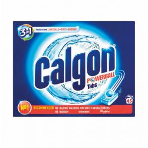 Calgon Washing Machine Cleaner and Water Softener Tablets Pack 45 -