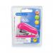 Rapesco Bug Mini Stapler Plastic 12 Sheet Hot Pink - 1412 30122RA