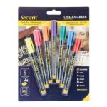 Securit Liquid Chalk Markers 1-2mm Nib Assorted Colours (Pack 7) - BL-SMA100-V7-AS 30162DF