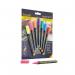 Securit Liquid Chalk Markers 1-2mm Nib Assorted Colours (Pack 7) - BL-SMA100-V7-AS 30162DF