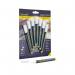 Securit Liquid Chalk Markers 1-2mm Nib White (Pack 7) - BL-SMA100-V7-WT 30169DF