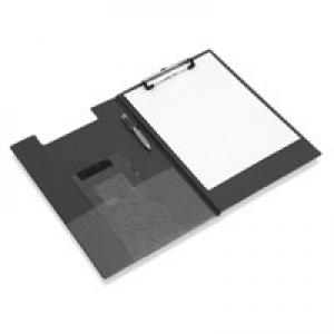 Image of Rapesco Foldover Clipboard PVC Cover A4Foolscap Black - VFDCB0B3