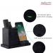 Deflecto Wireless Charging Desk OrganiserPen Holder Black - WC103DEBLK 30204DF