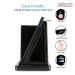 Deflecto Wireless Charging Desk OrganiserPen Holder Black - WC103DEBLK 30204DF