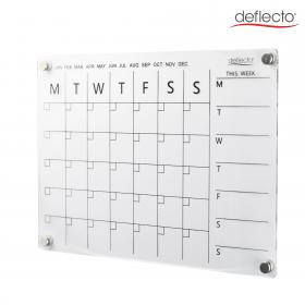 Deflecto A4 Acrylic Weekly/Monthly Planner Magnetic Mounting System  297 x 210mm - WPMA4MG 30225DF