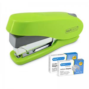 Click to view product details and reviews for Rapesco Luna Less Effort Half Strip Stapler 50 Sheet Green 1470.