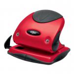 Rexel Choices P225 2 Hole Punch Metal 25 Sheet Red 2115692 30307AC