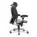 Nautilus Designs Ergo Luxury High Back Ergonomic Mesh Executive Operator Office Chair Black/Grey - Certified for 24 Hour Use - DPA/ERGO/BK-GY 30316NA