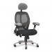 Nautilus Designs Ergo Luxury High Back Ergonomic Mesh Executive Operator Office Chair GreyBlack - Certified for 24 Hour Use - DPAERGOGY-BK 30323NA