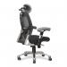 Nautilus Designs Ergo Luxury High Back Ergonomic Mesh Executive Operator Office Chair GreyBlack - Certified for 24 Hour Use - DPAERGOGY-BK 30323NA