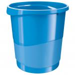 Rexel Choices Waste Bin Plastic Round 14 Litre Blue 2115619 30412AC