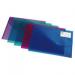 Rapesco ID Popper Wallet A4 Bright Transparent Colours (Pack 5) - 700 30423RA