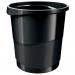 Rexel Choices Waste Bin Plastic Round 14 Litre Black 2115622 30433AC
