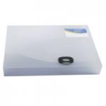 Rapesco 40mm Rigid Wallet Box File A4 Clear - 0711 30437RA