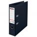 Rexel Choices Lever Arch File Polypropylene A4 75mm Spine Width Black (Pack 10) 2115501 30440AC