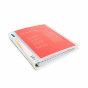 Rapesco 25mm 4 Ring Presentation Binder A4 Clear Pack 10 - 0717