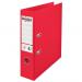 Rexel Choices Lever Arch File Polypropylene A4 75mm Spine Width Red (Pack 10) 2115504 30454AC