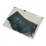 Rapesco Zippi Bag with Plastic Zip A4 Clear (Pack 25) - 0796 30458RA