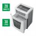 Leitz IQ Office Pro Cross Cut Shredder 30 Litre 22 Sheet White DS 80061000 30524AC