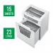 Leitz IQ Office Cross Cut Shredder 23 Litre 17 Sheet White DS 80031000 30538AC