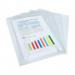 Rapesco Clear Transparent Popper Wallet Foolscap (Pack 20) 1496 30626RA