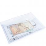Rapesco Popper Wallets A5 Clear Transparent (Pack 5) 1588 30640RA