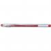 Pilot G-105 Gel Rollerball Pen 0.5mm Tip 0.32mm Line Red (Pack 12) - 101202 31025PT