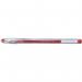 Pilot G-105 Gel Rollerball Pen 0.5mm Tip 0.32mm Line Red (Pack 12) - 101202 31025PT