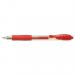 Pilot G-205 Retractable Gel Rollerball Pen 0.5mm Tip 0.32mm Line Red (Pack 12) - 40101202 31074PT
