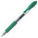 Pilot G-205 Retractable Gel Rollerball Pen 0.5mm Tip 0.32mm Line Green (Pack 12) - 40101204 31088PT