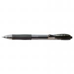 Pilot G-207 Retractable Gel Rollerball Pen 0.7mm Tip 0.39mm Line Black (Pack 12) - 41101201 31095PT