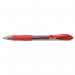 Pilot G-207 Retractable Gel Rollerball Pen 0.7mm Tip 0.39mm Line Red (Pack 12) - 41101202 31102PT